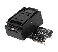 Burn in Socket Adattatore EMMC BGA100 per Programmazione RT809H, Materiali PEI e PES, Alta Durata - Download Veloce, Protezione Sovracorrente, Uso Affidabile per Audio e