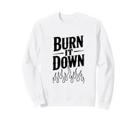 Burn It Down - Dichiarazione audace per Ribelli e sognatori Felpa