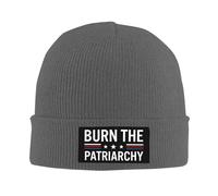 Burn The Patriarchy Donna Uomo Skull cap Leggero Beanie in Maglia Elastico Beanie Cappello per Corsa Calcio Moto