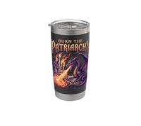 Burn The Patriarchy - Drago Dark Fantasy Gotico Bicchiere termico in acciaio inox doppia parete