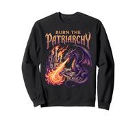 Burn The Patriarchy - Drago Dark Fantasy Gotico Felpa