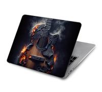 Burned Acoustic Guitar Graphic Case Cover Custodia per MacBook Pro 14 M1-M5 A2442 A2779 A2992 A2918 A3112 A3185 A3401 A3434 A3112