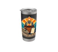 BURNER CHECK CLUB Mongolfiera Squadra a Terra Volo Bicchiere termico in acciaio inox doppia parete