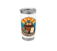 BURNER CHECK CLUB Mongolfiera Squadra a Terra Volo Bicchiere termico in acciaio inox doppia parete
