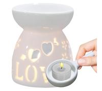 Burner de - Archbrush | 50 ml di stufa a olio in ceramica, bruciatore a candela in ceramica, bruciatore a olio cavo, bruciatore ad olio cavo per olio profumato, dif