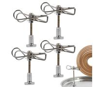 Burner del supporto bobina - Studio robusto di tab, clip di ancoraggio strutturale | Avvicinatore di swag decorativo, culla perimetrale di utilità, gateway di archiviazione adattabile, impalcatura di