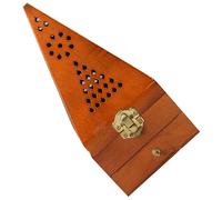 Burner di incenso in legno Tabletop Pyramid Incenso Burner Ash Catcher per la