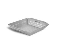 BURNHARD Griglie e cestelli per Barbecue in Acciaio Inox | 35,5x30x5,5 cm