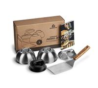 BURNHARD Kit per Hamburger Composto da 6 Pezzi, Pressa Hamburger e Pressa Stampa di Burger, con Coltello