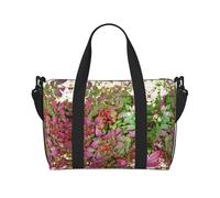 Burning Bush con stampa di bacche rosse borsa a tracolla portatile borsa da viaggio borsa a tracolla singola borsa sportiva e fitness borsa da viaggio borsa da viaggio