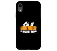 Burnout è il mio animale spirituale un dipendente pubblico dipendente pubblico Custodia per iPhone XR