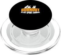 Burnout è il mio animale spirituale un dipendente pubblico dipendente pubblico PopSockets PopGrip per MagSafe