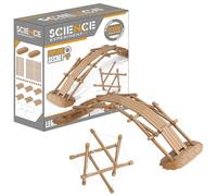 Buroku - Gioco di Ingegneria 2 in 1 | Ponte di Da Vinci e Struttura di Tensegrità | Gioco STEM per Bambini e Adulti | Montaggio Facile senza Attrezzi | Sviluppa Abilità | Logica e Coordinazione