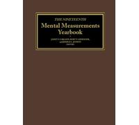 Buros Center The Nineteenth Mental Measurements Yearbook (Copertina rigida)