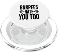 Burpees ti odio troppo divertente allenamento umorismo PopSockets PopGrip per MagSafe
