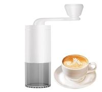 Burr Coffee Grinder - Manual Adjustable Settings Clear Portable Mill