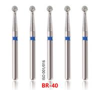 BURR Frese Dental FG 1.6MM Diamond Burs for manipolo ad alta velocità 5pcs/box