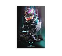 BURR Lewis Hamilton Poster da parete per soggiorno, camera da letto, ufficio, casa, ufficio, decorazione da parete, casa, palestra, poster su tela, 40 x 60 cm