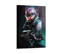 BURR Lewis Hamilton - Poster da parete per soggiorno, camera da letto, ufficio, casa, ufficio, decorazione da parete, casa, palestra, poster su tela, 50 x 75 cm