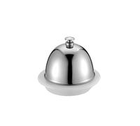Burriera in ceramica con coperchio, contenitore for formaggio rotondo for cucina e sala da pranzo Pasti giornalieri