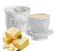 Burriera in ceramica con coperchio, contenitore per pasto in famiglia, cena, feste, picnic, vacanze, riunioni, brunch