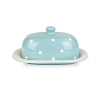 Burriera in ceramica Isabelle Rose a pois pirofila portaburro 9×20,5 cm 5094