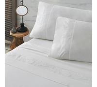 Burrito Blanco Completo Lenzuola 100% Cotone, Bianco, Ancho de 150 cm