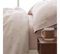 Burrito Blanco Completo Lenzuola Flanella, Cotone, Beige, Ancho de 180 cm