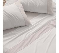 Burrito Blanco | Completo lenzuola | Letto da 105 cm. (+misure disponibili) | Design 297 | Colore beige (105 x 190/200 cm)