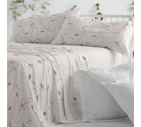 Burrito Blanco | Completo Lenzuola | Letto da 135 cm. (+Misure Disponibili) | Design 052 | Colore Rosa Bastone (135 x 190/200 cm)