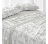 Burrito Blanco | Completo lenzuola | Letto da 150 a 160 cm. (+misure disponibili) | Design 142 | Colore Salvia (150-160x190/200cm.)