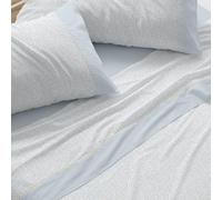 Burrito Blanco | Completo Lenzuola | Letto da 150 a 160 cm. (+Misure Disponibili) | Design 549 | Colore Blu (150-160x190/200cm.)