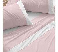 Burrito Blanco | Completo lenzuola | Letto da 150 cm. (+misure disponibili) | Design 238 | Colore Corallo (150 x 190/200 cm)