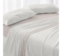 Burrito Blanco Completo Lenzuola velina, Beige, Ancho de 105 cm