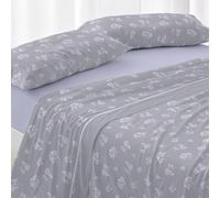 Burrito Blanco Completo Lenzuola velina, Blu Acciaio, Ancho de 90 cm