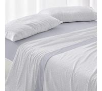 Burrito Blanco Completo Lenzuola velina, Blu, Ancho de 135 cm