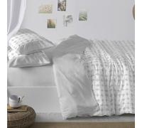 Burrito Blanco Copripiumini, Cotone, 50% Poliestere, Grigio, Ancho de 90