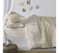 Burrito Blanco Copripiumini, Cotone, Cammello, Ancho de 150 a 160