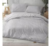 Burrito Blanco Copripiumini, Cotone, Grigio, Ancho de 180