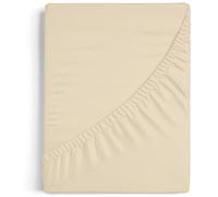 Burrito Blanco | Lenzuola con angoli 160 x 190/200 cm | Letto da 160 cm (+ misure disponibili) | Tessuto in cotone 100% | Design A8 Beige