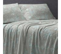 Burrito Blanco | Lenzuola Nacarina | Letto da 90 cm. (+misure disponibili) | Design 059 | Color Jade (90 x 190/200 cm)