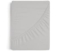 Burrito Blanco | Lenzuolo con angoli 180 x 190/200 cm | Letto da 180 cm, tessuto 100% cotone | A8 grigio design