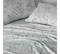 Burrito Blanco Set di Lenzuola corallina, Menta, Ancho de 105 cm