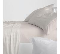 Burrito Blanco Set di Lenzuola, Cotone, 50% Poliestere, Avena, Ancho de 180