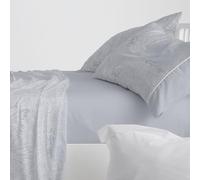 Burrito Blanco Set di Lenzuola, Cotone, 50% Poliestere, Blu (Azul Plomo), Ancho de 200