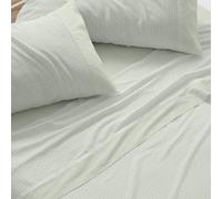 Burrito Blanco Set di Lenzuola, Cotone, 50% Poliestere, Oliva, Ancho de 150 a 160