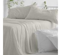 Burrito Blanco Set di Lenzuola, Cotone, 50% Poliestere, Salvia, Ancho de 135