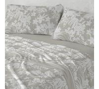 Burrito Blanco Set di Lenzuola in Madreperla, Pietra, Ancho de 150 cm