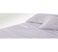 Burrito Blanco T1202 Set di Lenzuola alberghiere Grigio, Cotone T12, Ancho de 150 cm