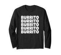 Burrito Divertente - Cibo Messicano Maglia a Manica